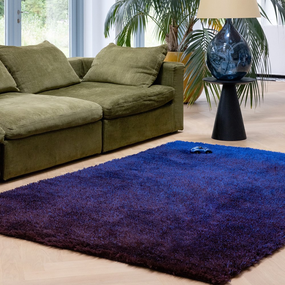 Shade High Rugs 011918 by Brink and Campman in Electric Blue Aubergine